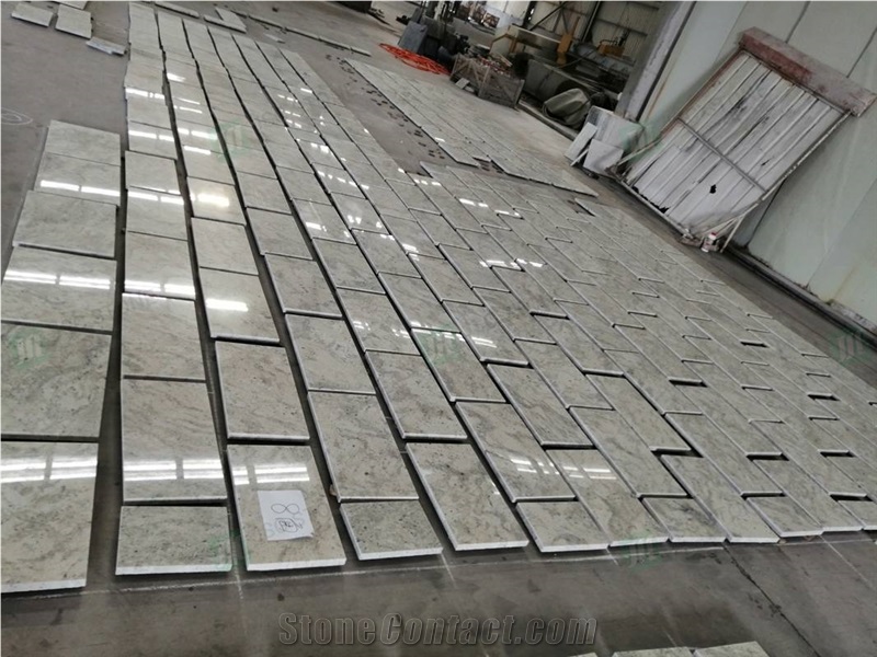 Andromeda White Granite Interior Wall Cladding Floor Tiles 